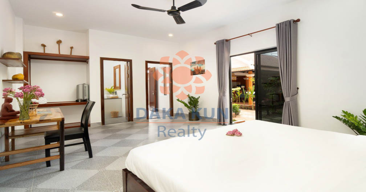 Villa with Swimming Pool for Rent in Siem Reap City - Svay Dangkum